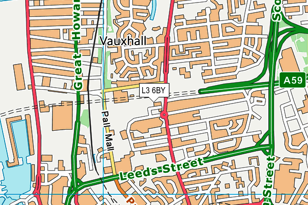 L3 6BY map - OS VectorMap District (Ordnance Survey)