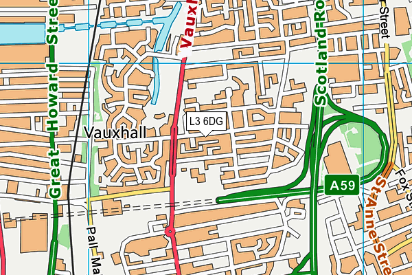 L3 6DG map - OS VectorMap District (Ordnance Survey)