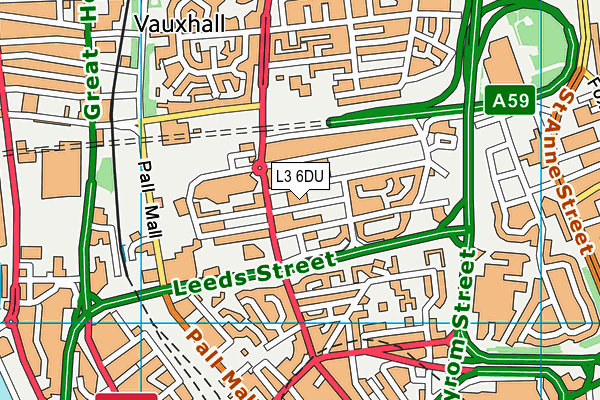 L3 6DU map - OS VectorMap District (Ordnance Survey)
