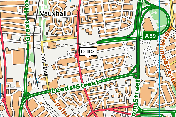 L3 6DX map - OS VectorMap District (Ordnance Survey)