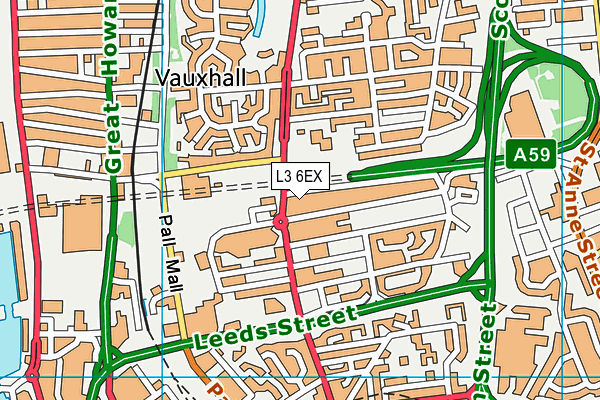 L3 6EX map - OS VectorMap District (Ordnance Survey)
