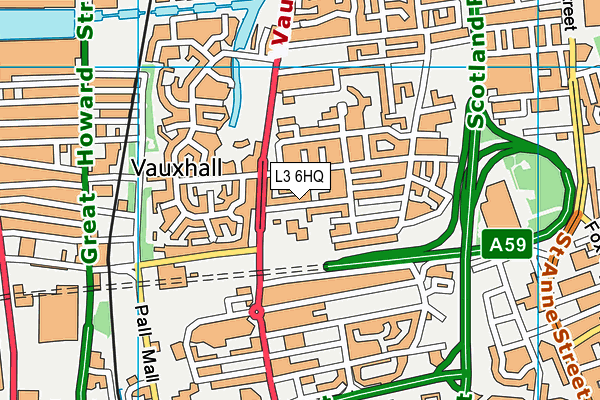 L3 6HQ map - OS VectorMap District (Ordnance Survey)