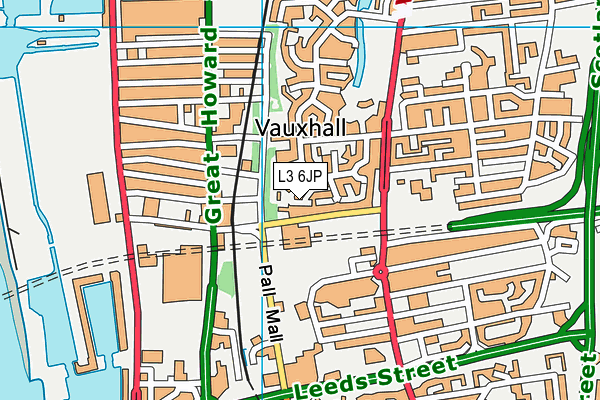 L3 6JP map - OS VectorMap District (Ordnance Survey)