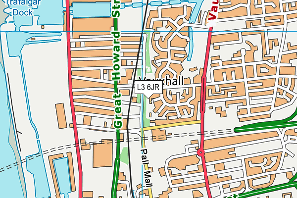 L3 6JR map - OS VectorMap District (Ordnance Survey)