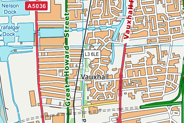 L3 6LE map - OS VectorMap District (Ordnance Survey)