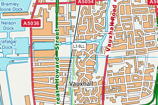 L3 6LL map - OS VectorMap District (Ordnance Survey)