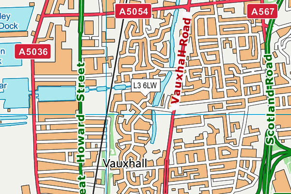 L3 6LW map - OS VectorMap District (Ordnance Survey)