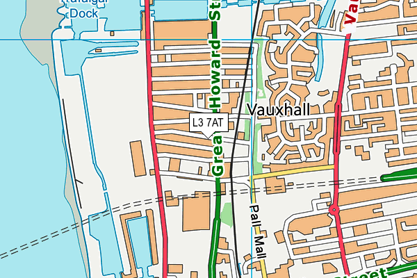 L3 7AT map - OS VectorMap District (Ordnance Survey)