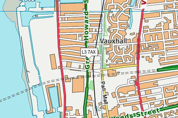 L3 7AX map - OS VectorMap District (Ordnance Survey)