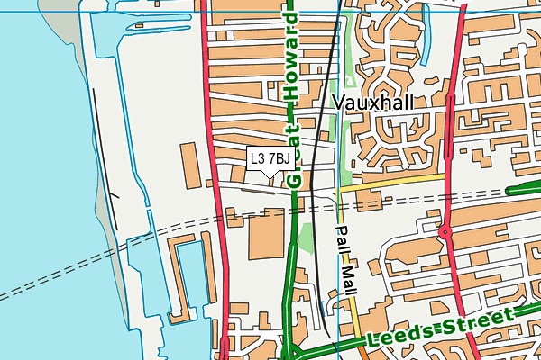 L3 7BJ map - OS VectorMap District (Ordnance Survey)