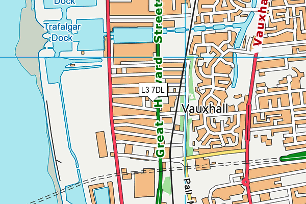 L3 7DL map - OS VectorMap District (Ordnance Survey)