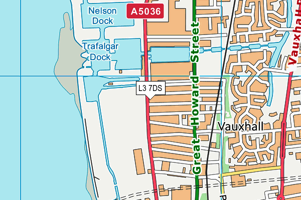 L3 7DS map - OS VectorMap District (Ordnance Survey)