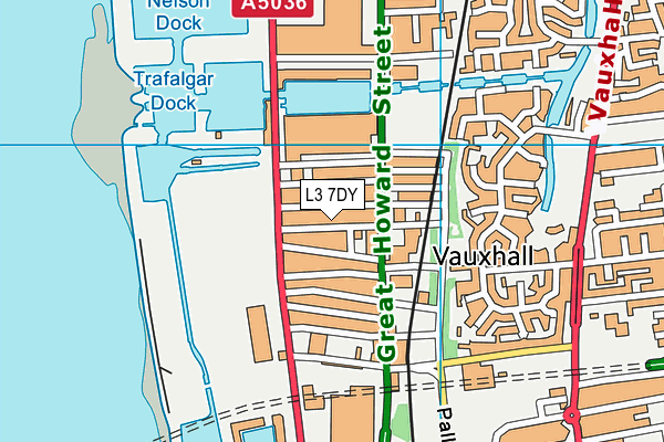 L3 7DY map - OS VectorMap District (Ordnance Survey)