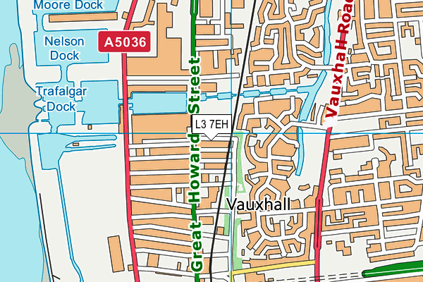 L3 7EH map - OS VectorMap District (Ordnance Survey)