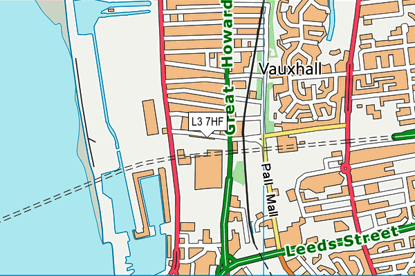 L3 7HF map - OS VectorMap District (Ordnance Survey)