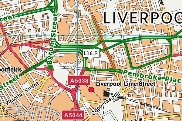 L3 8JR map - OS VectorMap District (Ordnance Survey)