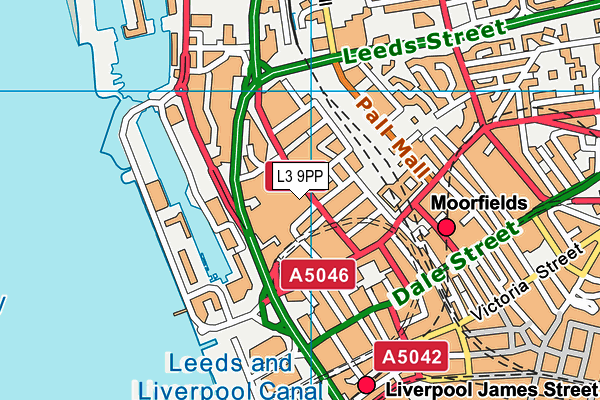 L3 9PP map - OS VectorMap District (Ordnance Survey)