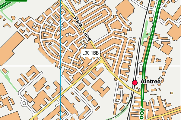 L30 1BB map - OS VectorMap District (Ordnance Survey)