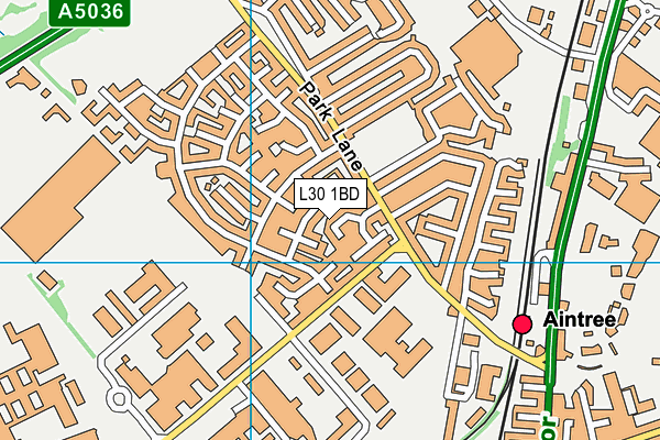 L30 1BD map - OS VectorMap District (Ordnance Survey)