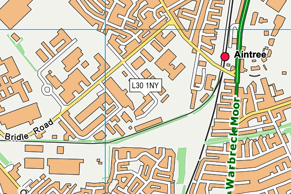 L30 1NY map - OS VectorMap District (Ordnance Survey)
