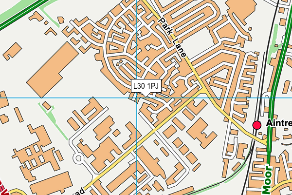 L30 1PJ map - OS VectorMap District (Ordnance Survey)