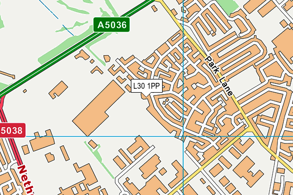L30 1PP map - OS VectorMap District (Ordnance Survey)