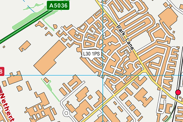 L30 1PS map - OS VectorMap District (Ordnance Survey)