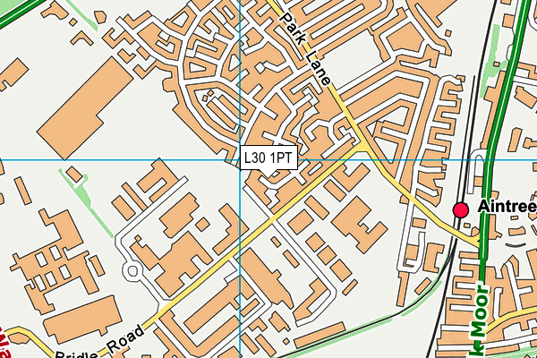 L30 1PT map - OS VectorMap District (Ordnance Survey)