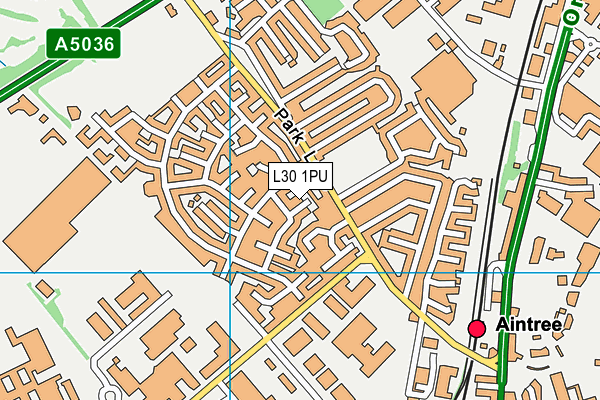 L30 1PU map - OS VectorMap District (Ordnance Survey)