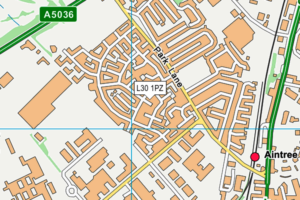L30 1PZ map - OS VectorMap District (Ordnance Survey)