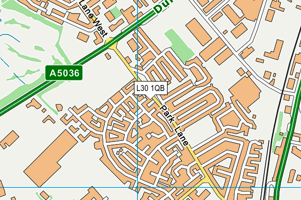 L30 1QB map - OS VectorMap District (Ordnance Survey)