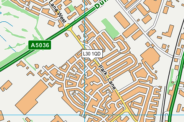 L30 1QD map - OS VectorMap District (Ordnance Survey)