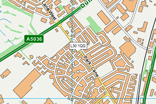 L30 1QG map - OS VectorMap District (Ordnance Survey)