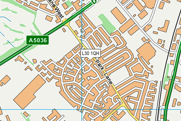 L30 1QH map - OS VectorMap District (Ordnance Survey)