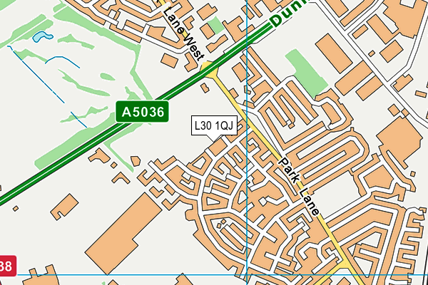 L30 1QJ map - OS VectorMap District (Ordnance Survey)