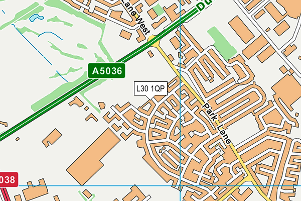 L30 1QP map - OS VectorMap District (Ordnance Survey)