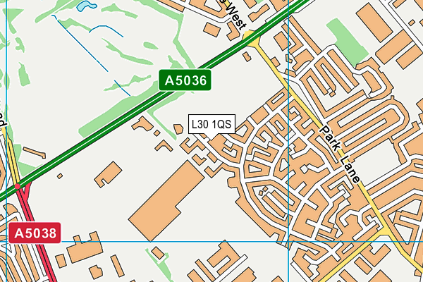 L30 1QS map - OS VectorMap District (Ordnance Survey)