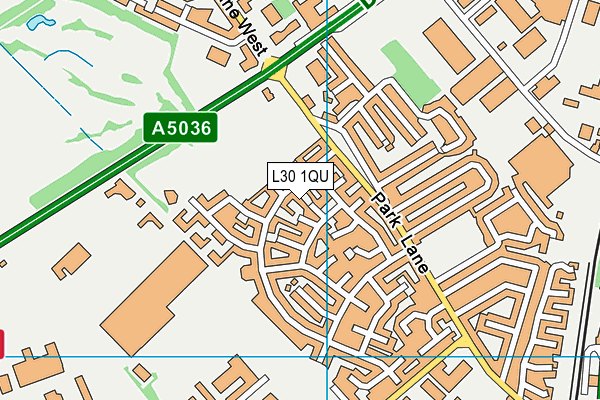 L30 1QU map - OS VectorMap District (Ordnance Survey)