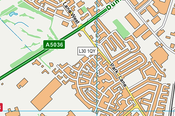 L30 1QY map - OS VectorMap District (Ordnance Survey)