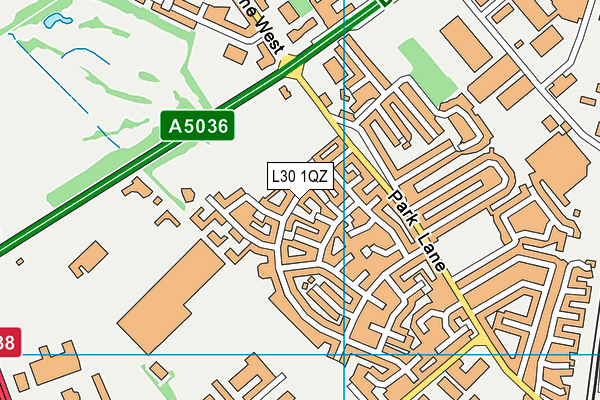 L30 1QZ map - OS VectorMap District (Ordnance Survey)