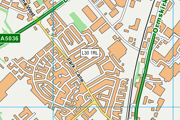 L30 1RL map - OS VectorMap District (Ordnance Survey)