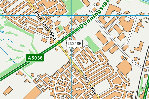 L30 1SE map - OS VectorMap District (Ordnance Survey)