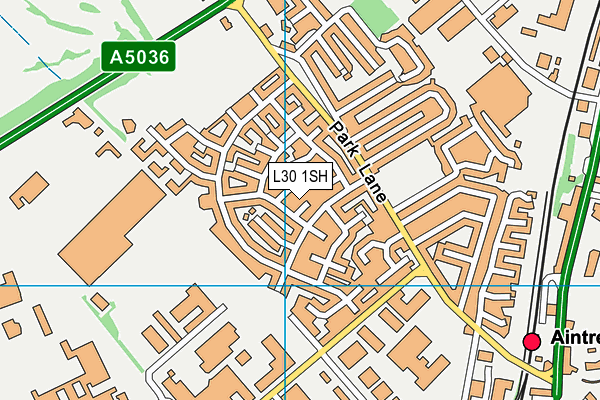 L30 1SH map - OS VectorMap District (Ordnance Survey)