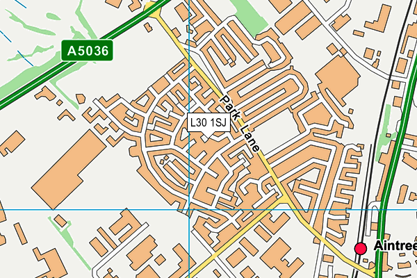 L30 1SJ map - OS VectorMap District (Ordnance Survey)
