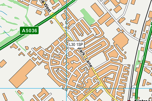 L30 1SP map - OS VectorMap District (Ordnance Survey)