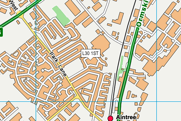 L30 1ST map - OS VectorMap District (Ordnance Survey)