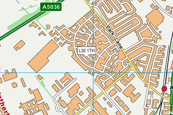 L30 1TH map - OS VectorMap District (Ordnance Survey)