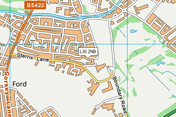 L30 2NB map - OS VectorMap District (Ordnance Survey)