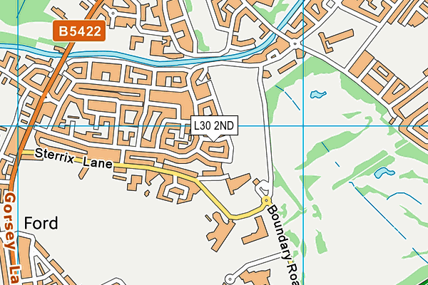 L30 2ND map - OS VectorMap District (Ordnance Survey)