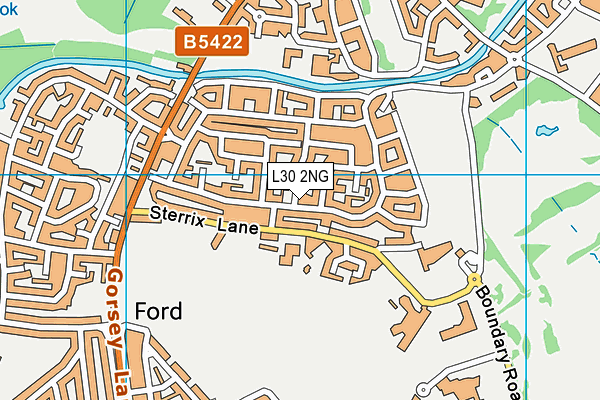 L30 2NG map - OS VectorMap District (Ordnance Survey)